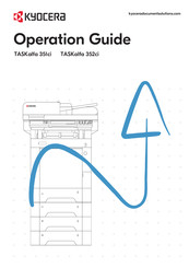 Kyocera TASKalfa 351ci Operation Manual
