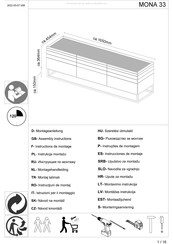 Otto MONA 33 Assembly Instructions Manual