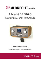 Albrecht Audio DR 316 C Manual