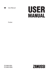Zanussi ZCV68010BA User Manual