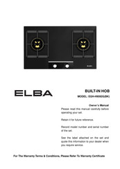 Elba EGH-H9592GBK Owner's Manual