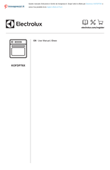Electrolux KOFDP76X User Manual