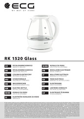 Ecg RK 1520 Glass Instruction Manual