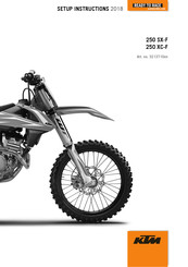 KTM 250 SX-F 2018 Setup Instructions