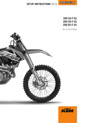 KTM 350 SX-F EU 2015 Setup Instructions