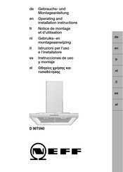 NEFF D 96T5N0 Operating And Installation Instructions