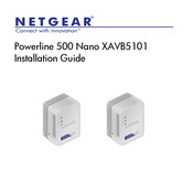 NETGEAR Powerline Nano500 Set XAVB5101 Installation Manual