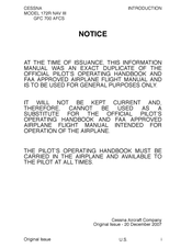 Textron 172R NAV III Information Manual