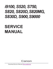 Canon S820MG Service Manual