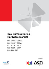 ACTi E22F Hardware Manual