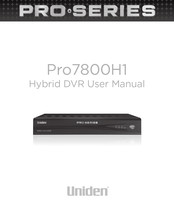 Uniden Pro7800H1 User Manual
