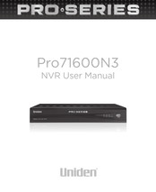 Uniden Pro71600N3 User Manual