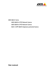 Axis Q6074-E User Manual