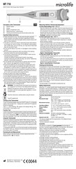 Microlife MT 710 Manual