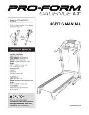 ICON Health & Fitness PRO-FORM CADENCE LT User Manual