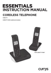 Currys ESSENTIALS C2DECT11 Instruction Manual