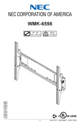 NEC WMK-6598 Manual