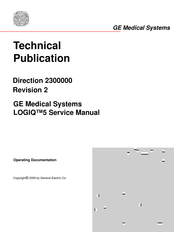 GE LOGIQ 5 Service Manual
