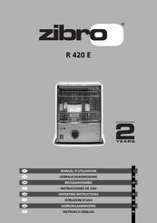 Zibro R 420 E Operating Instructions Manual