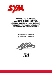 Sym AJ05WA-NL Series Owner's Manual