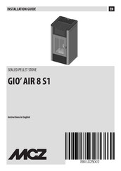 MCZ GIO' AIR 8 S1 Installation Manual
