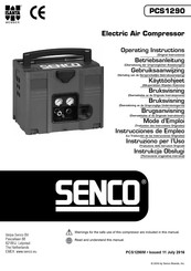 Senco ISANTA PCS1290M Operating Instructions Manual