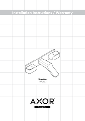 Hans Grohe AXOR Urquiola 11043 1 Series Installation Instructions / Warranty