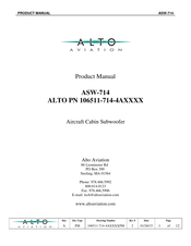 Alto Aviation ASW-714 Product Manual
