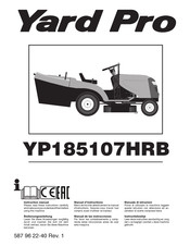 Yard Pro YP185107HRB Instruction Manual