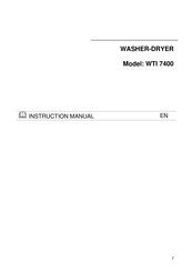 Blomberg WTI 7400 Instruction Manual