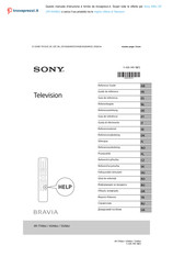 Sony BRAVIA A80J Reference Manual