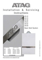 Atag 47-310-30 Installation & Servicing Instructions Manual