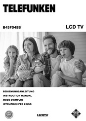 Telefunken B43F545B Instruction Manual