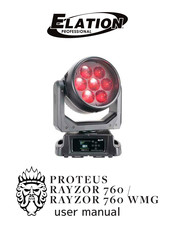 Elation PROTEUS RAYZOR 760 WMG User Manual