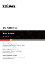 Edimax EW-7611ULB V2 User Manual