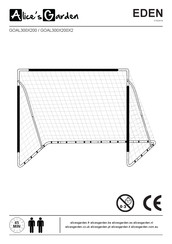 Alice's Garden EDEN GOAL300X200 Quick Start Manual