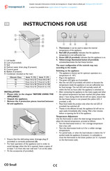 Whirlpool AFG 050 AP/1 Instructions For Use Manual