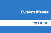 Honda ACCORD 2023 Owner's Manual