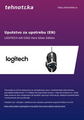 Logitech G502 Hero Silver Edition Setup Manual