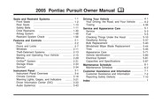 Chevrolet Pontiac Pursuit 2005 Owner's Manual