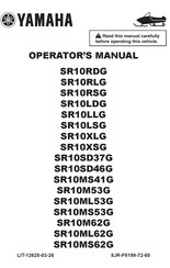 Yamaha SR10XLG 2015 Operator's Manual