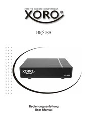 Xoro HRS 8588 User Manual