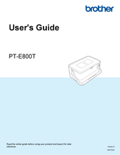 Brother PT-E800T User Manual