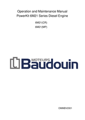 Baudouin PowerKit 6M21CR Operation And Maintenance Manual