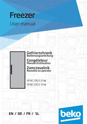 Beko RFNE 290 E 23 W User Manual
