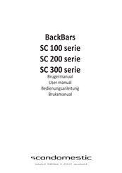 SCAN domestic BackBars SC 100 Series User Manual