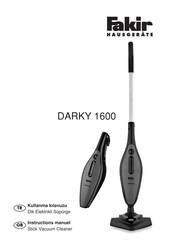 Fakir DARKY 1600 Instruction Manual