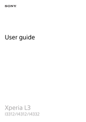 Sony I3312 User Manual