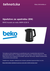 Beko WKM4226B User Manual