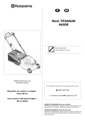Husqvarna TITANIUM 46SDR Instruction Manual
